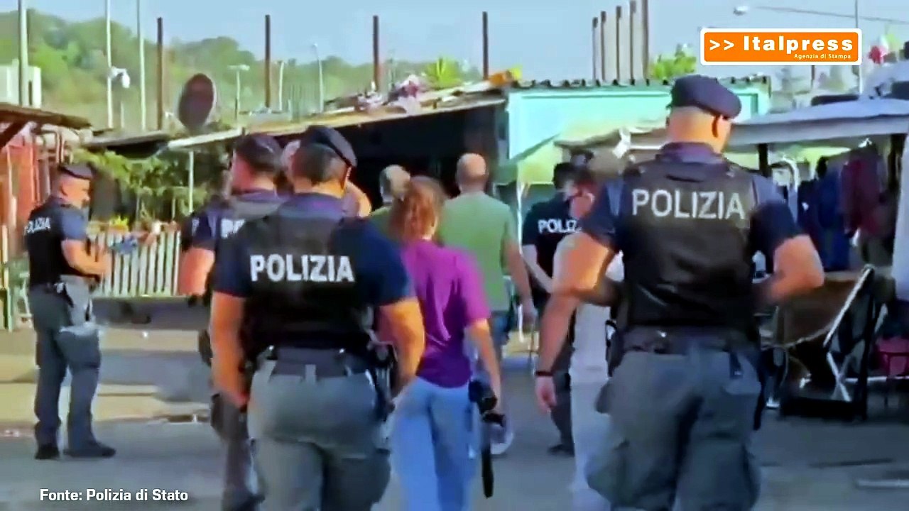 Blitz in campi nomadi a Roma, nove arresti e una denuncia