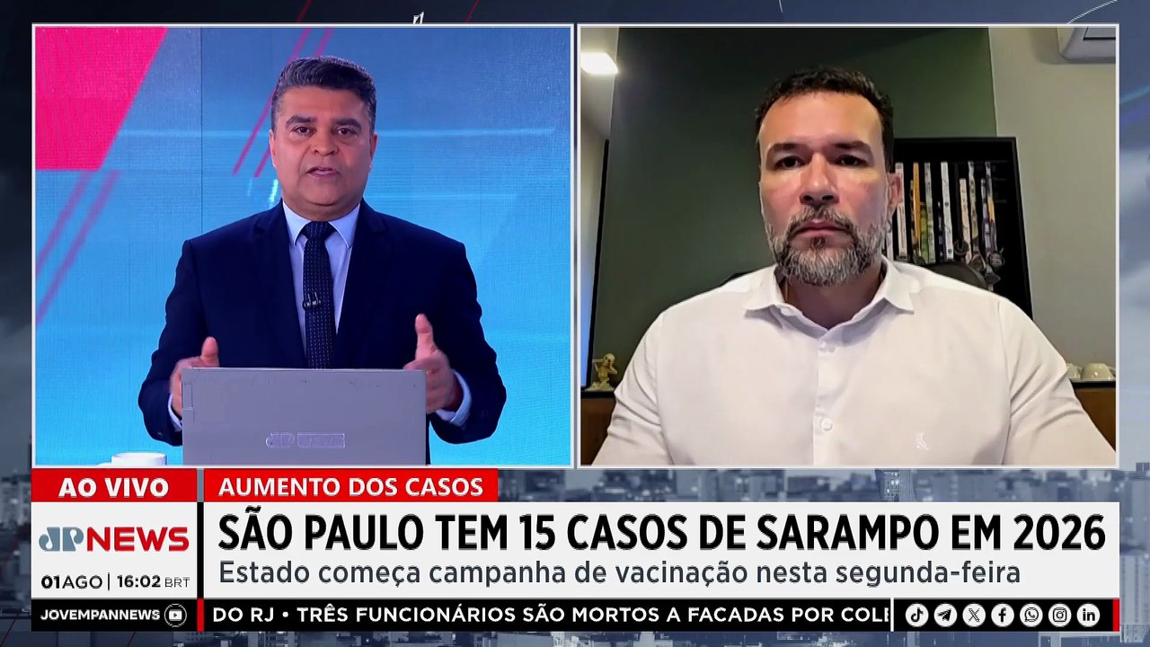 São Paulo tem 15 casos de sarampo e inicia campanha de vacinação