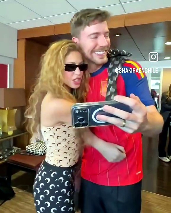 Shakira and MrBeast❤️🤗