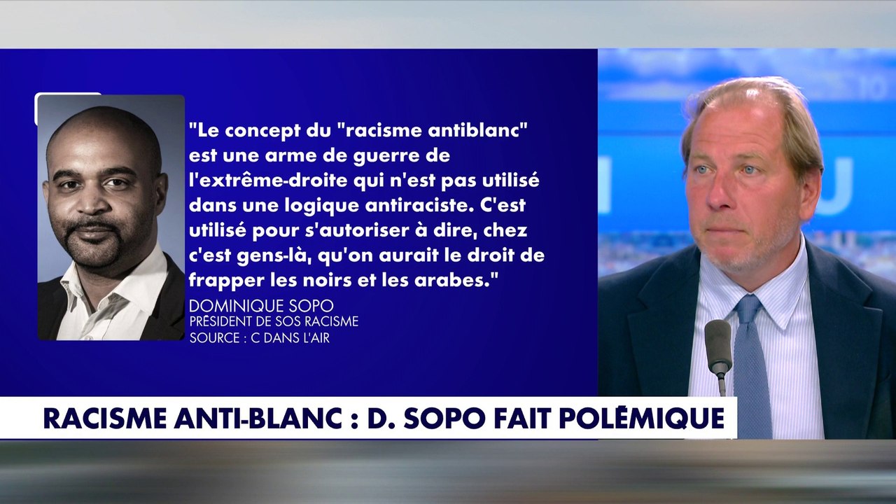 Racisme anti-blanc : «Il y a un parti du déni», dénonce Raphaël Stainville