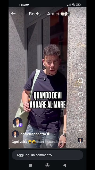 Daniele condotta story quando devi andare al mare