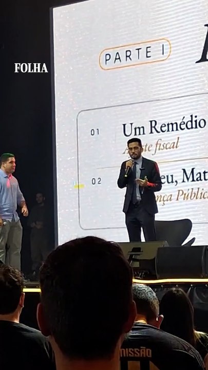 Kim Kataguiri defende condicionalidade de trabalho no Bolsa Família e combate a facções em convenção do Missão