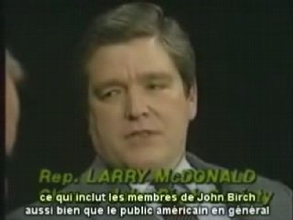 Larry Mc Donald héros of usa martyr vs new World Order