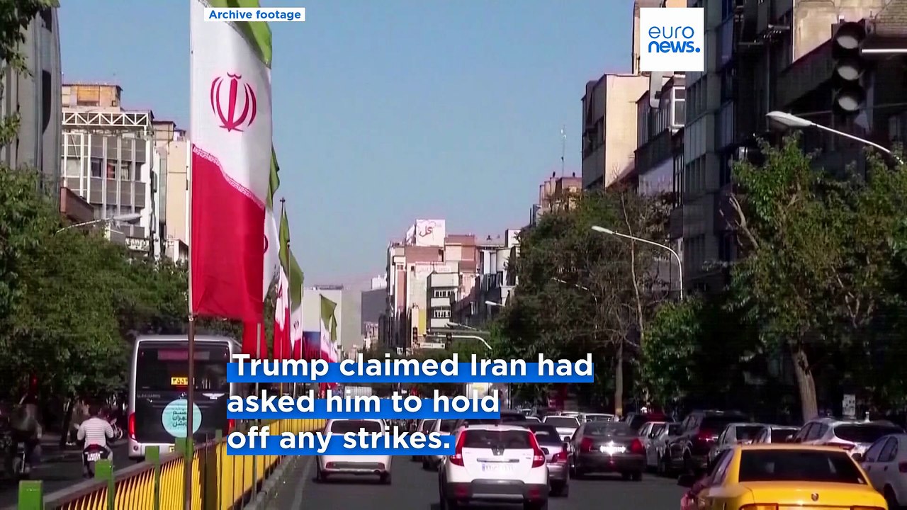 Trump says he's cancelling strikes on Iran as 'perimeters of a deal' agreed