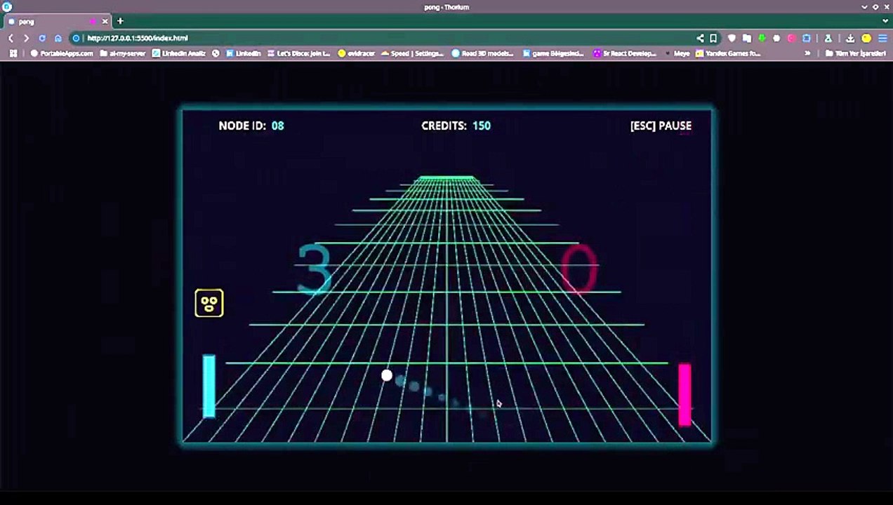 Pong: Cyber Grid Gameplay & Devlog Overview (Pong: Cyber Grid Oynanış ve Geliştirici Günlüğü) | Ovid Game