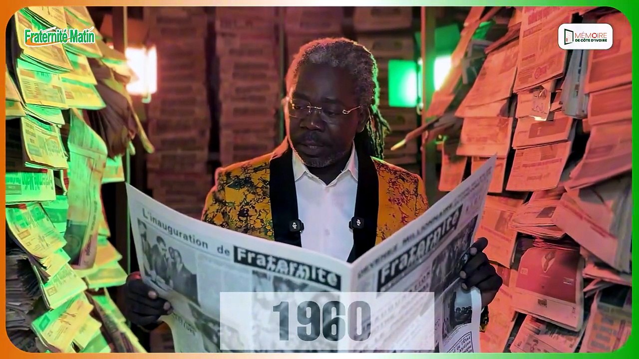 Mémoire de Côte d’Ivoire Épisode 1  1960 : Fraternité Matin raconte l'indépendance
