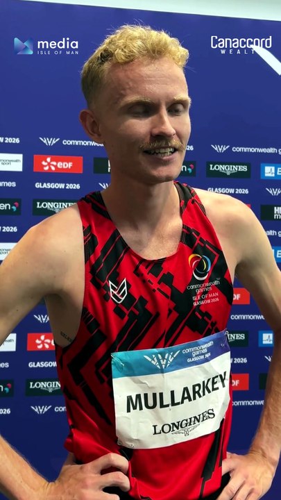 Isle of Man's David Mullarkey after finishing 11th in Commonwealth Games 5,000m race