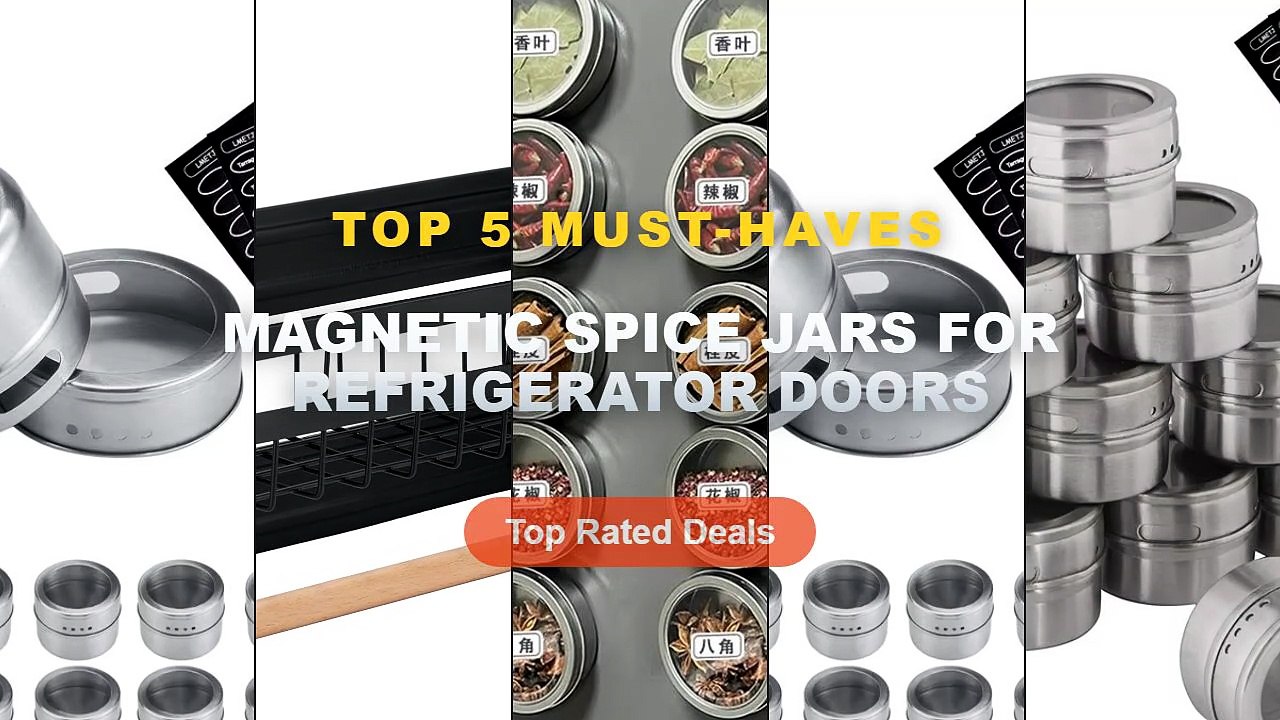 Why Everyone Is Buying Magnetic Spice Jars For...