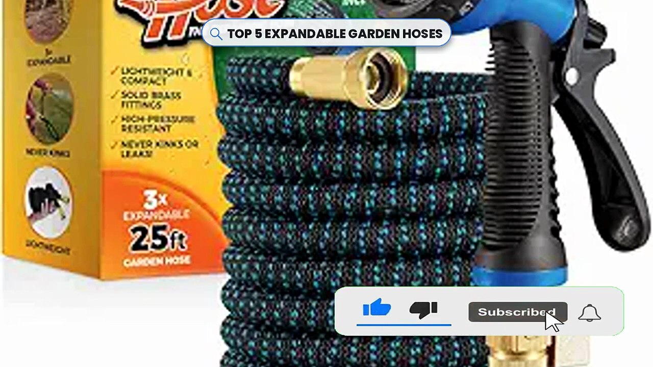 Top 5 Best Expandable Garden Hoses 2026 - Discover the Ultimate in Convenience