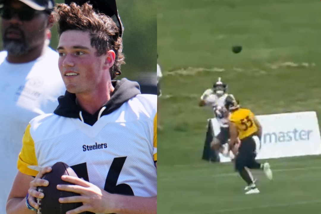 Drew Allar exhibe el potente brazo que ilusiona a los Steelers