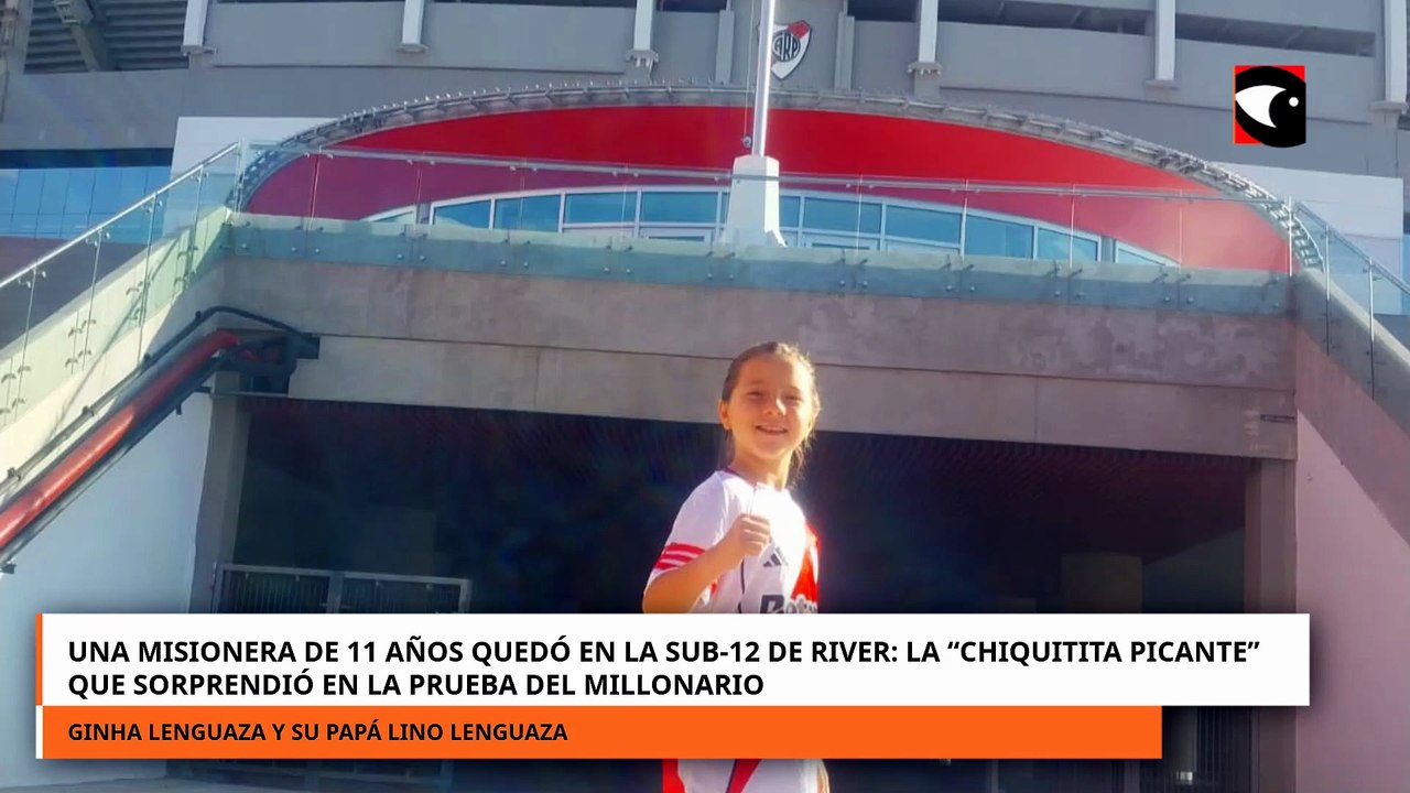 Una misionera de 11 años quedó en la Sub-12 de River