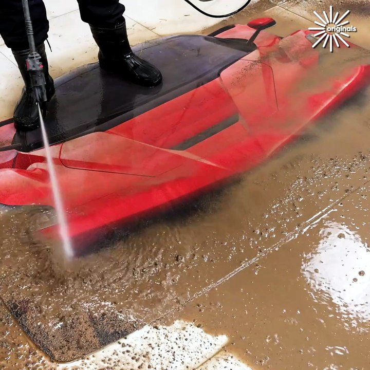 ASMR rug brought back to life with satisfying cleaning!