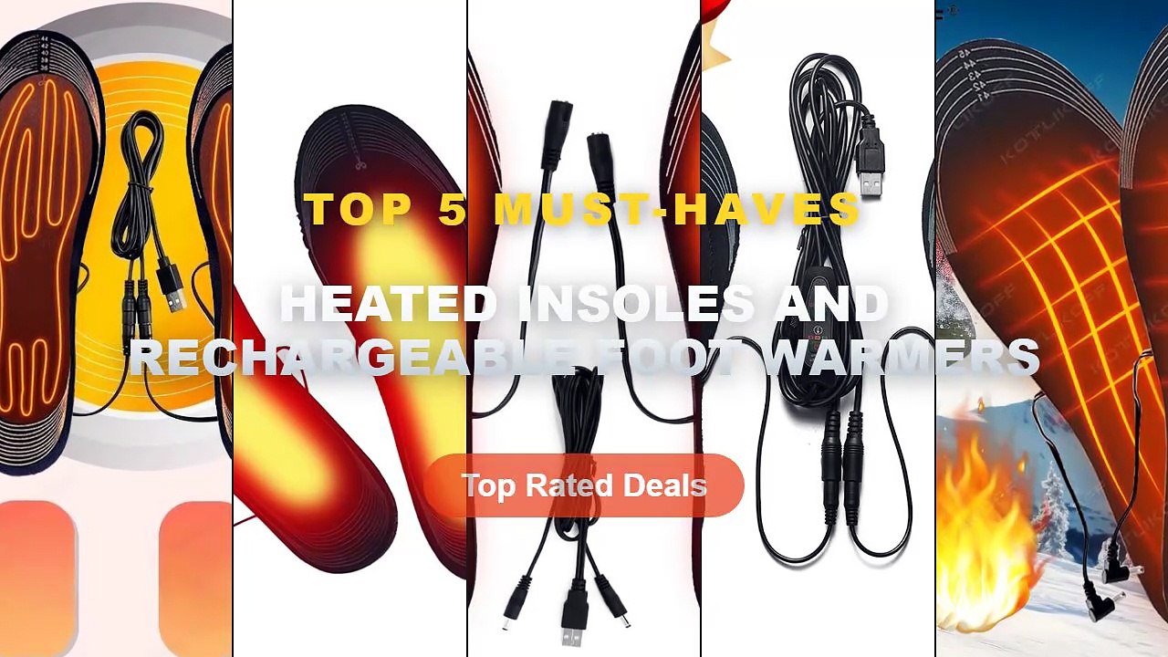 Why Everyone Is Buying Heated Insoles And Rechargeable Foot Warmers - USB Heated Shoe Insoles Rechargeable Free to Cut W...