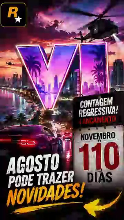 GTA 6 entra na reta final e a Rockstar pode revelar grandes novidades