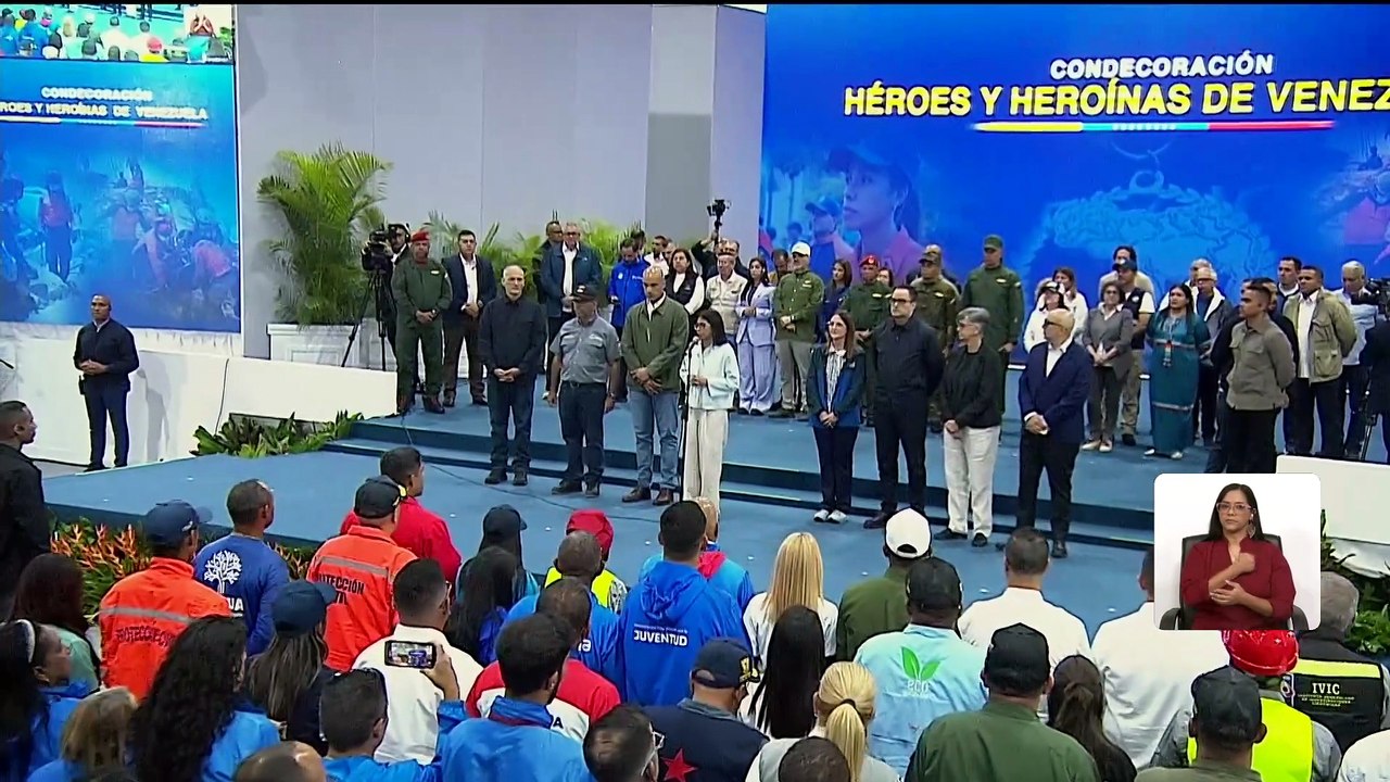 Presidenta Delcy Rodríguez agradece a servidores públicos por su atención inmediata en los sismos