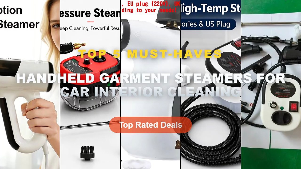 Why Everyone Is Buying Handheld Garment Steamers For Car Interior Cleaning - 1000W Powerful Adsorption Vacuum steamer 2 ...