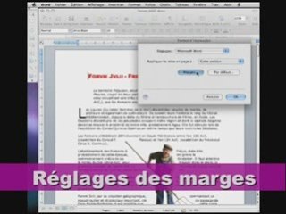 Word2008 - Listes numérotées. Mise en page