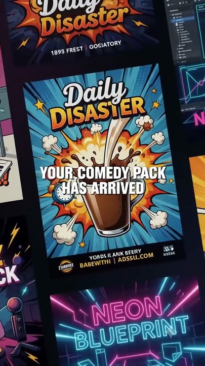 Comedy Creator Script Pack Posters