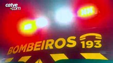 Motociclista de 20 anos fica ferido após cair em buraco na pista