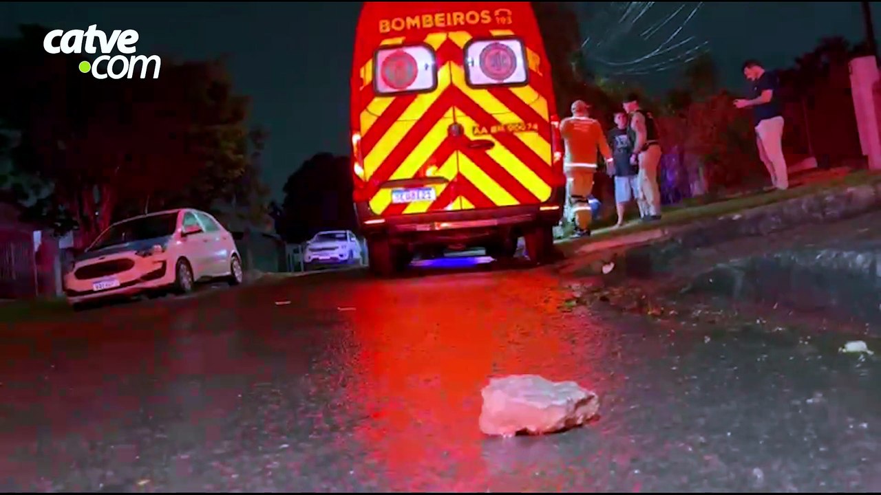 Homem sofre fratura no crânio após agressão a pedradas em Cascavel