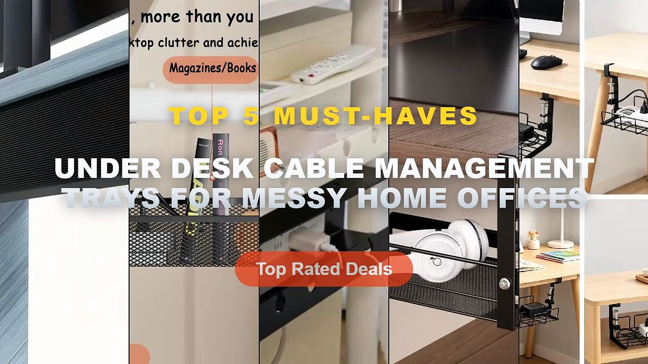 Ultimate Guide to the Best Under Desk Cable Management Trays For Messy Home Offices