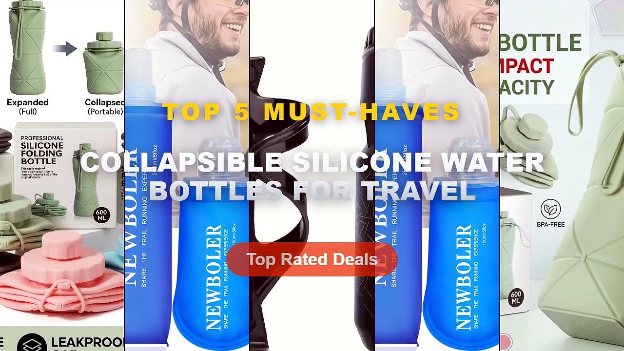 Best Collapsible Silicone Water Bottles For Tra...