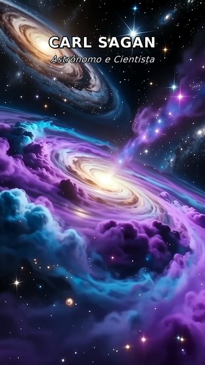 Carl Sagan, astrônomo e cientista: “Nós somos feitos de poeira de estrelas”