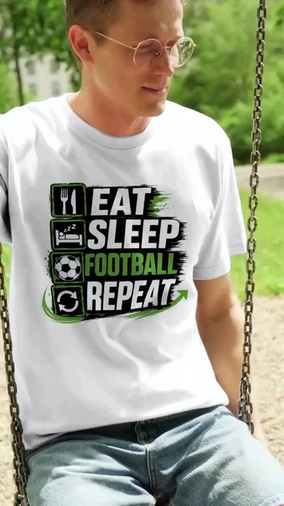 Eat sleep football repea
