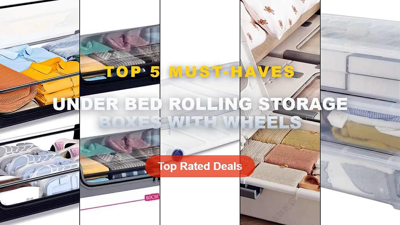 Don't Buy Under Bed Rolling Storage Boxes With...