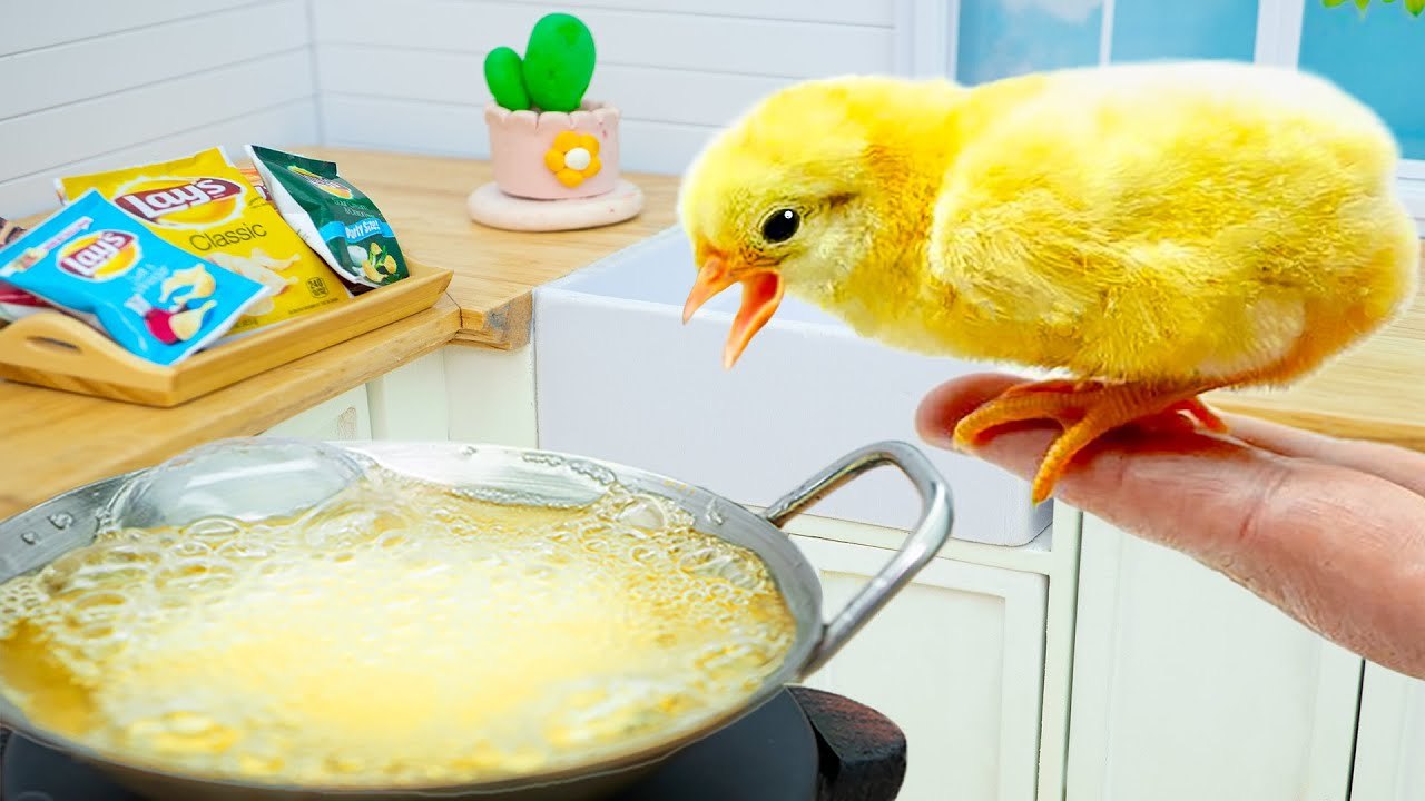 How To Make Smallest Yummy Chicken KFC Nuggets...