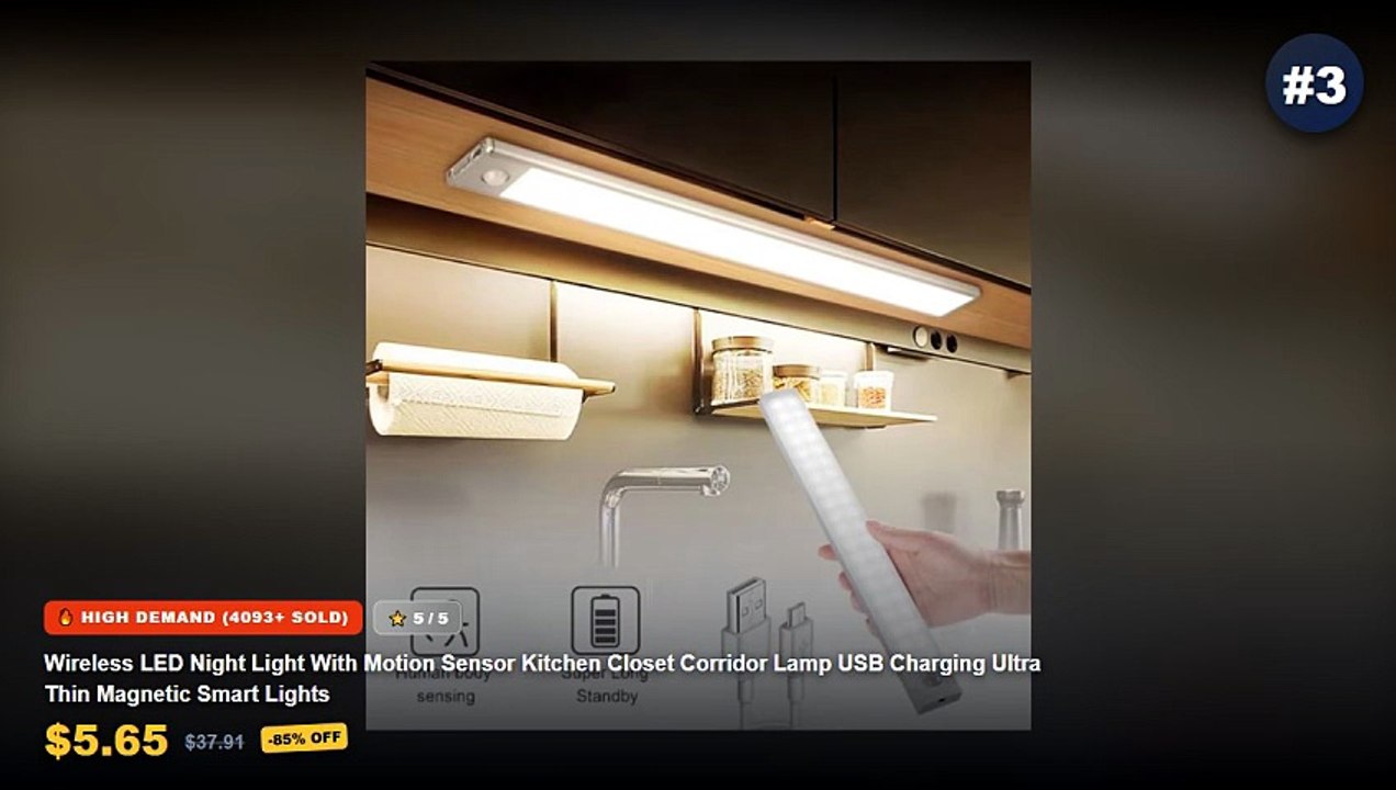 Don't Buy Motion Sensor Closet Lights With USB...