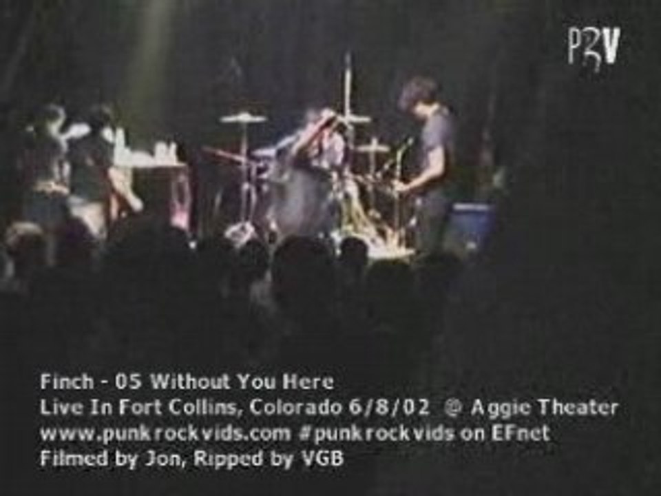 Finch Without You Here live
