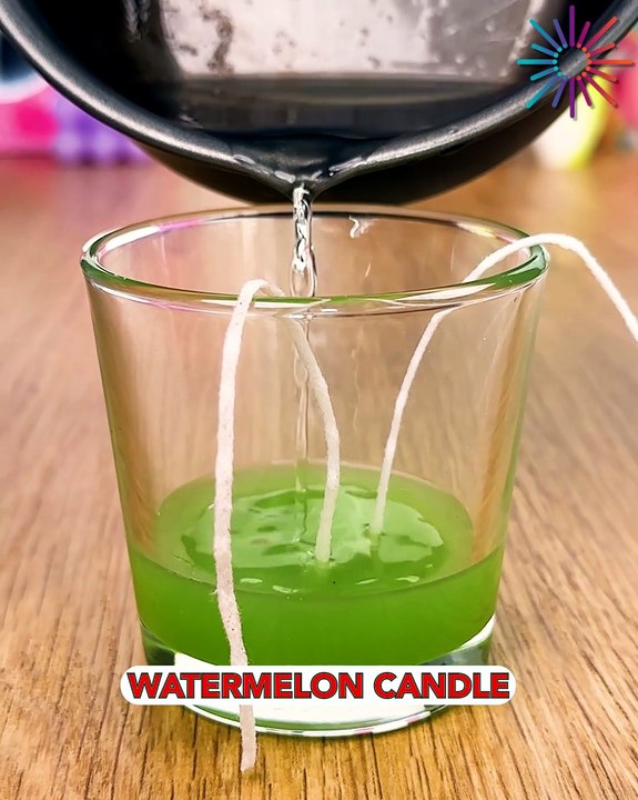 Cozy nights with a watermelon glow candle🍉🕯️