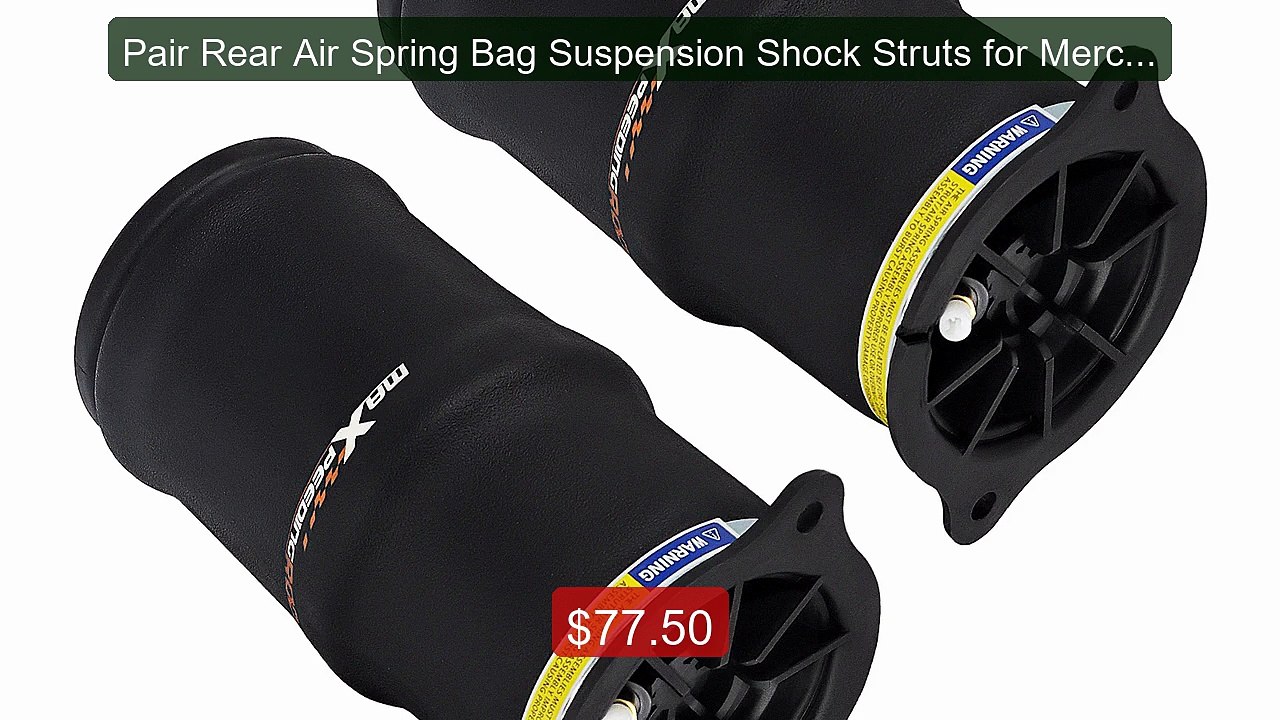 Pair Rear Air Spring Bag Suspension Shock Struts for Merced... -- Top Pick 2026 | Unbeatable Price!