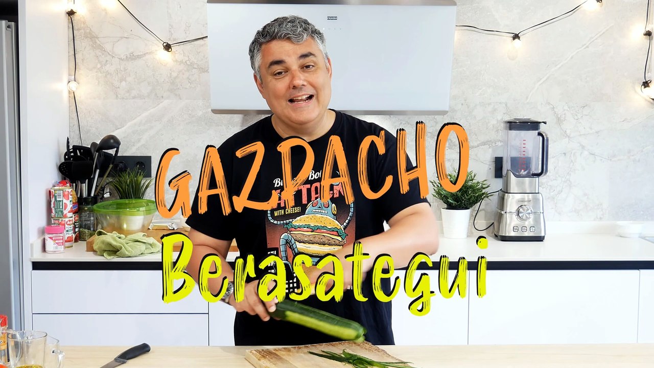 El GAZPACHO de Martín BERASATEGUI en 5 MINUTOS | Receta FÁCIL, Barata