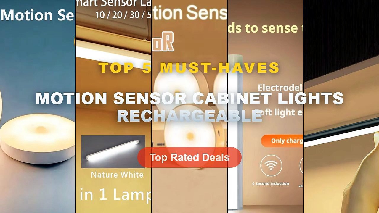 Ultimate Guide to the Best Motion Sensor Cabinet Lights Rechargeable
