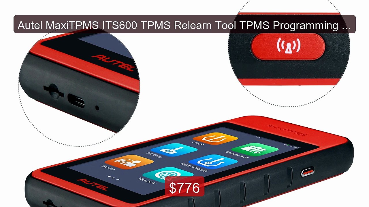 Autel MaxiTPMS ITS600 TPMS Relearn Tool TPMS Pr...