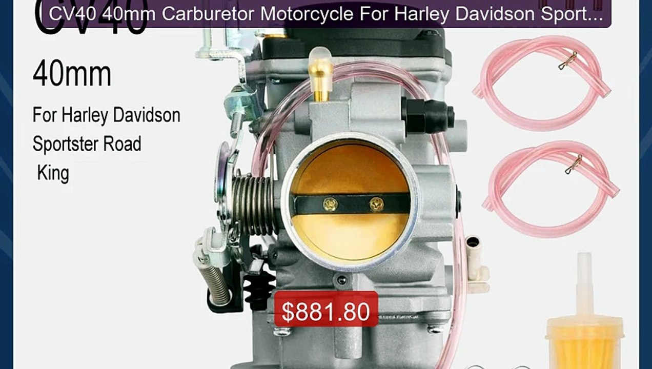 CV40 40mm Carburetor Motorcycle For Harley Davi...