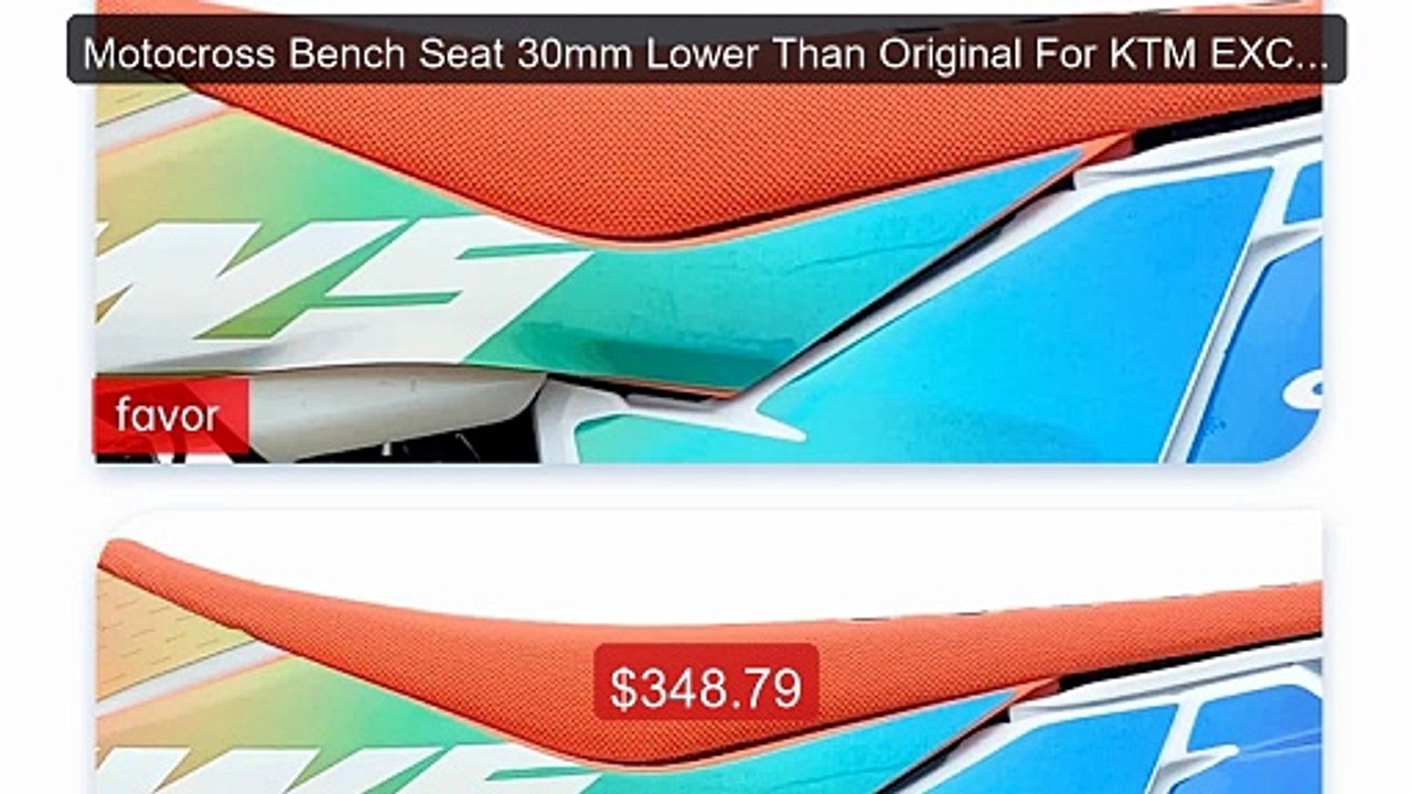 Motocross Bench Seat 30mm Lower Than Original F...