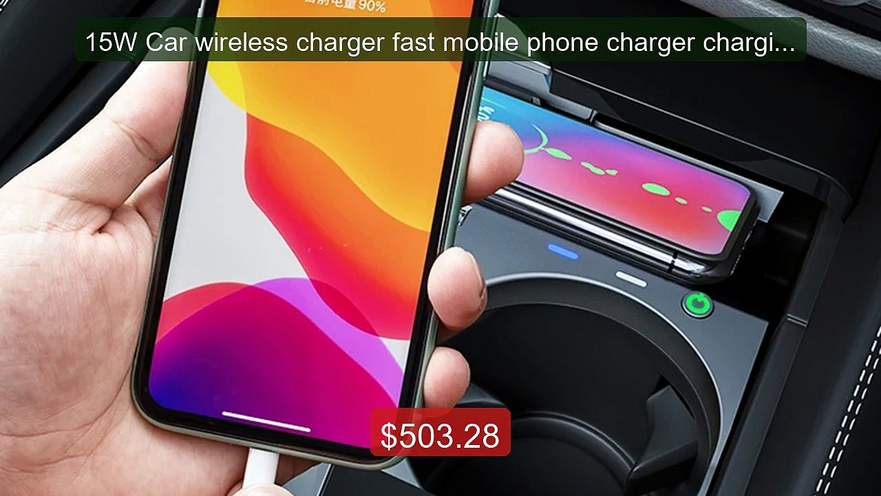 15W Car wireless charger fast mobile phone charger charging pa... -- Best Buy 2026 | Great Quality!