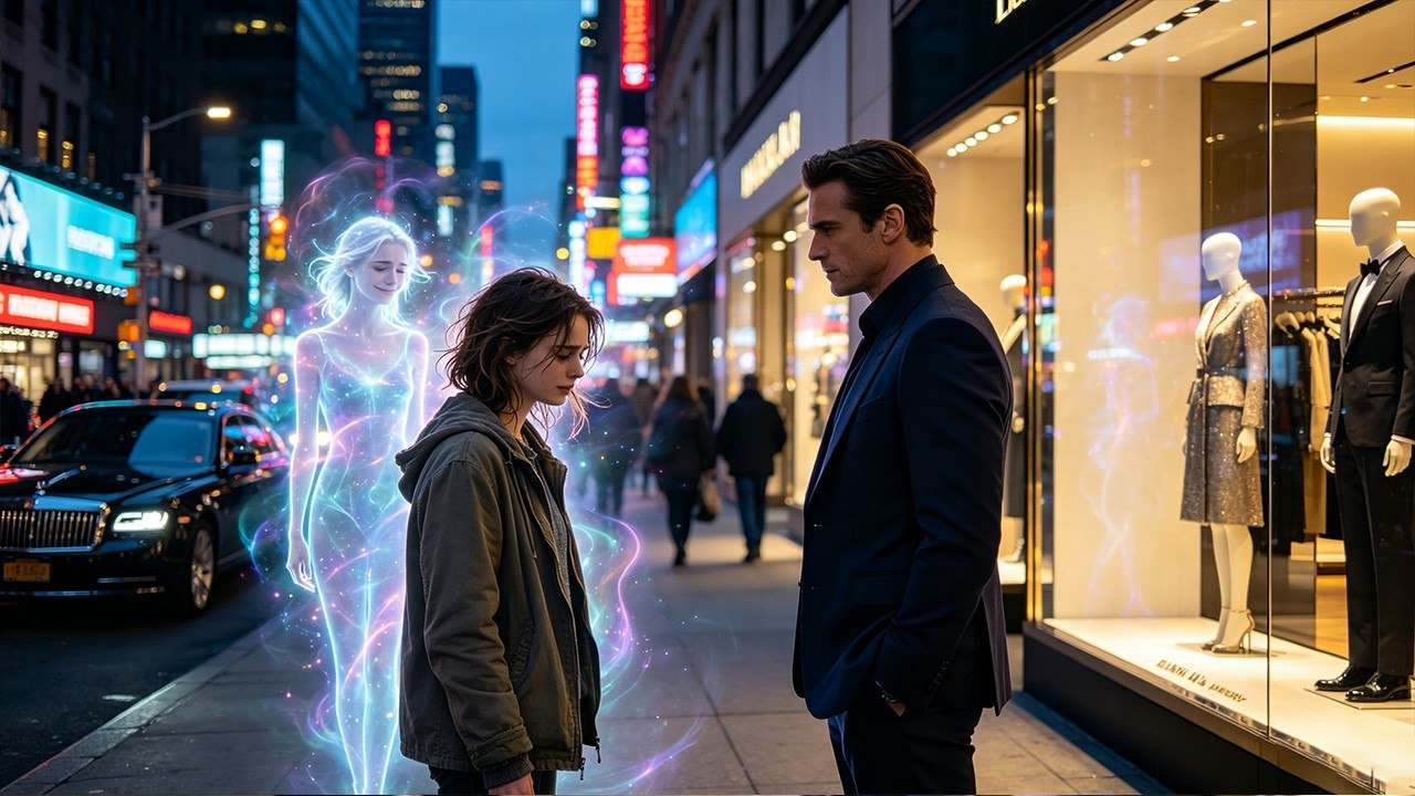 Vision transforms her, she fakes a relationship with her boss