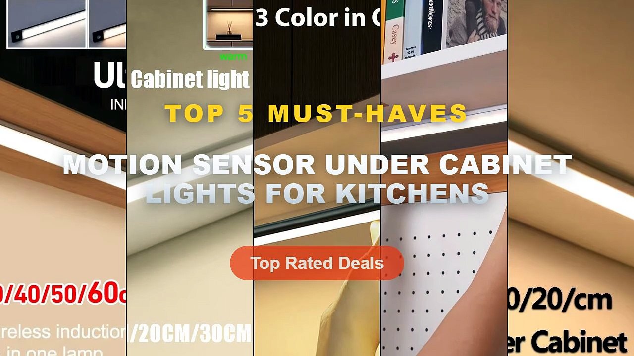 Don't Buy Motion Sensor Under Cabinet Lights For Kitchens Before Watching This! - LED Under Cabinet Lights 10 50CM Motio...