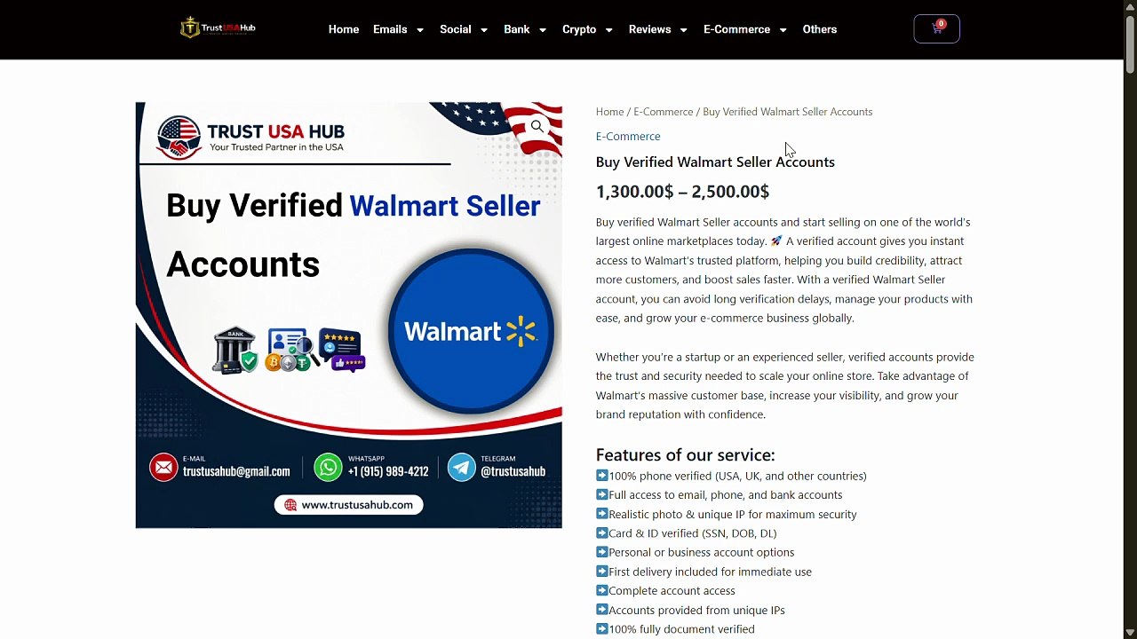 Buy Verified Walmart Seller Account to Manage Your Business ..
