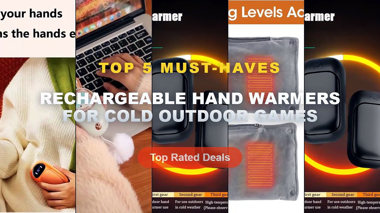 Top 5 Best Rechargeable Hand Warmers For Cold Outdoor Games (Must Have!) - Magnetic rechargeable hand warmer 2 piece set...