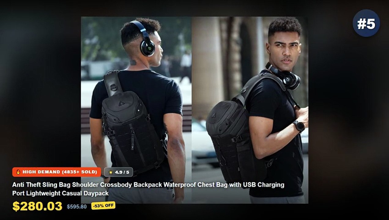 Best Anti Theft Backpacks With Hidden USB Port on AliExpress | Review - BANGE Travel Backpack Men Business Backpack Scho...