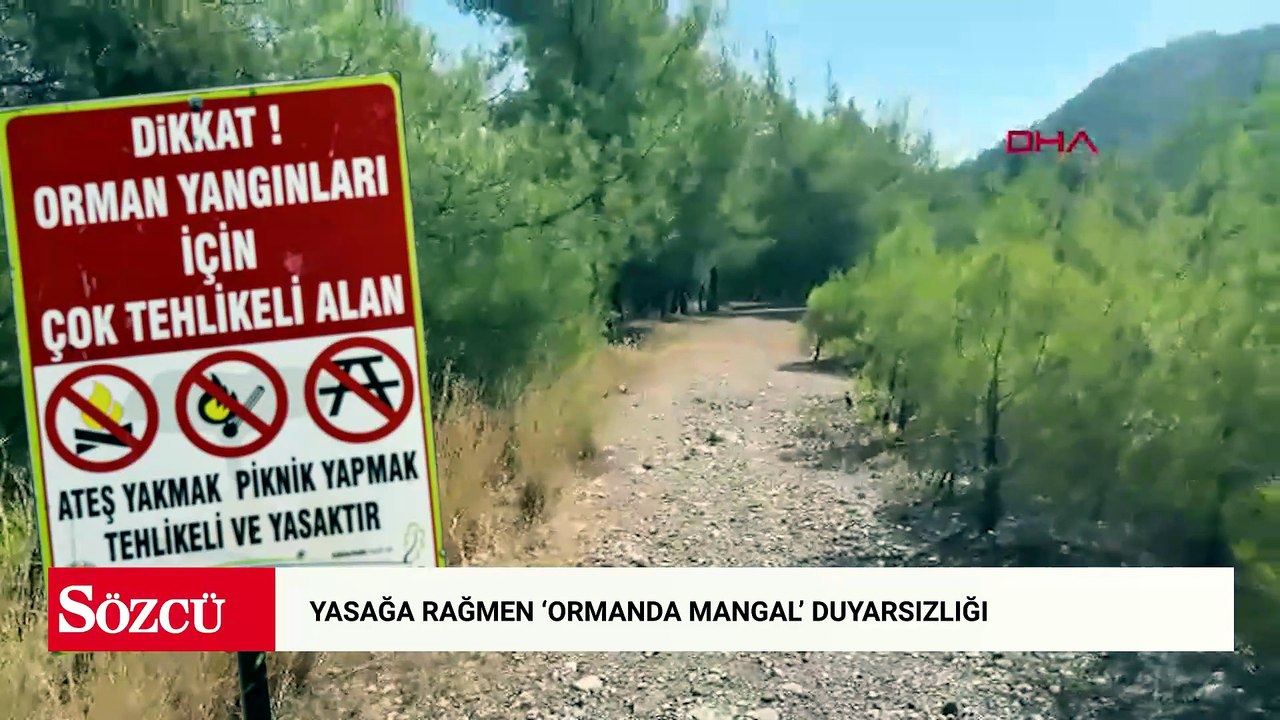 Yasağa rağmen ‘ormanda mangal' duyarsızlığı