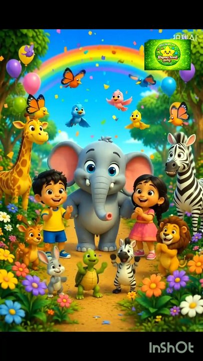 🐘💛 யானை யானை பெரிய யானை! 🎵 | Elephant Song in Tamil | Tamil Nursery Rhymes | Little Star Rhymes Tamil