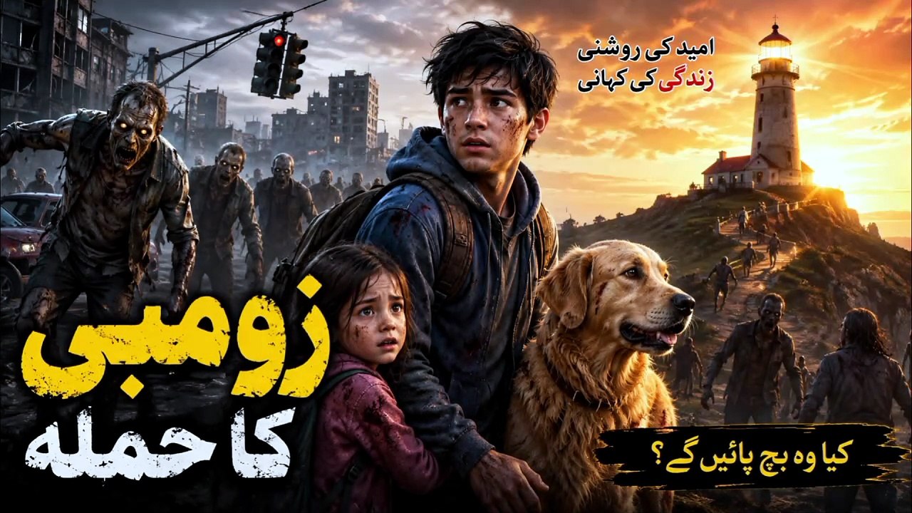 Zombie Apocalypse Survival | Brave Boy & Loyal Dog | AI Animated Short