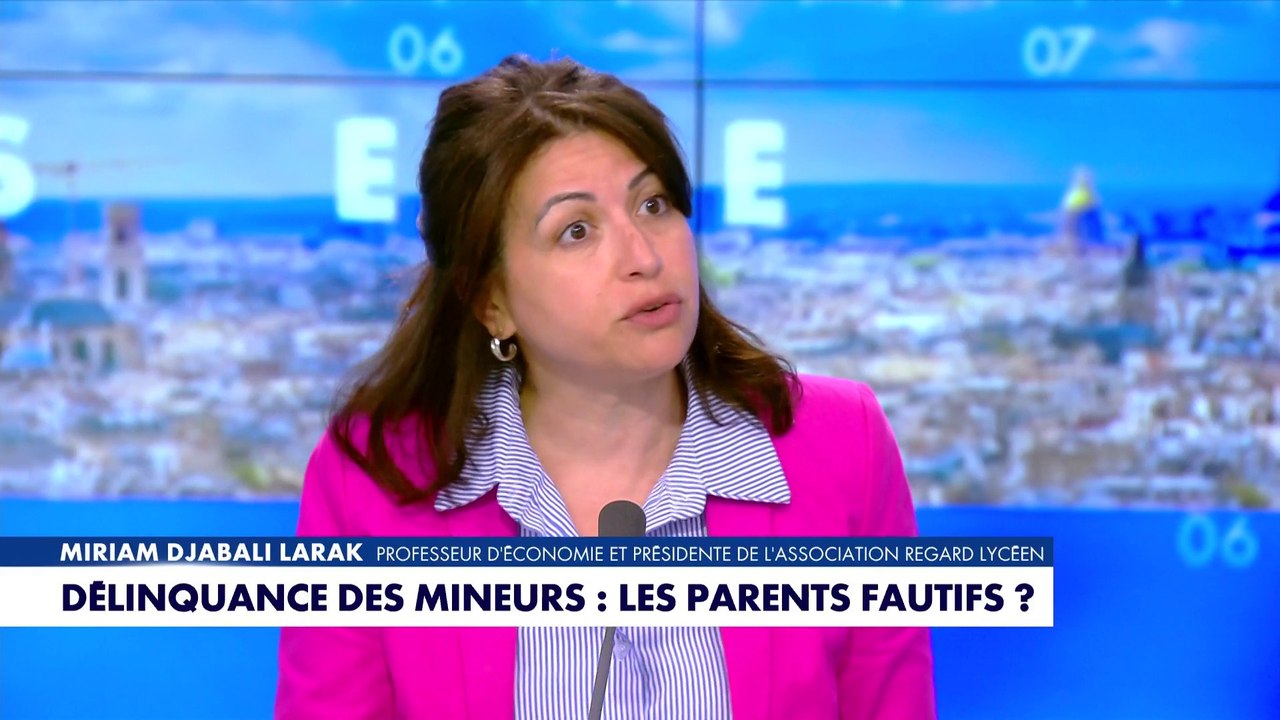 Miriam Djabali Larak : «Certains parents sont déresponsabilisés»