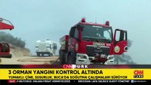 3 orman yangını kontrol altında